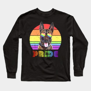 LGBTQ Belgian Dog Gay Pride Long Sleeve T-Shirt